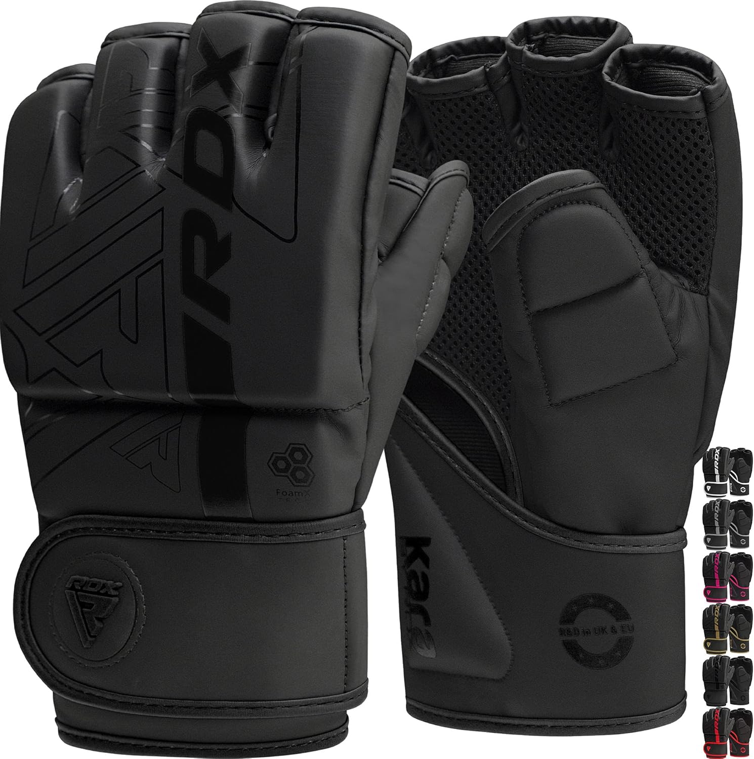 RDX MMA Gloves: Pre-Curved Maya Hide for Intense Combat