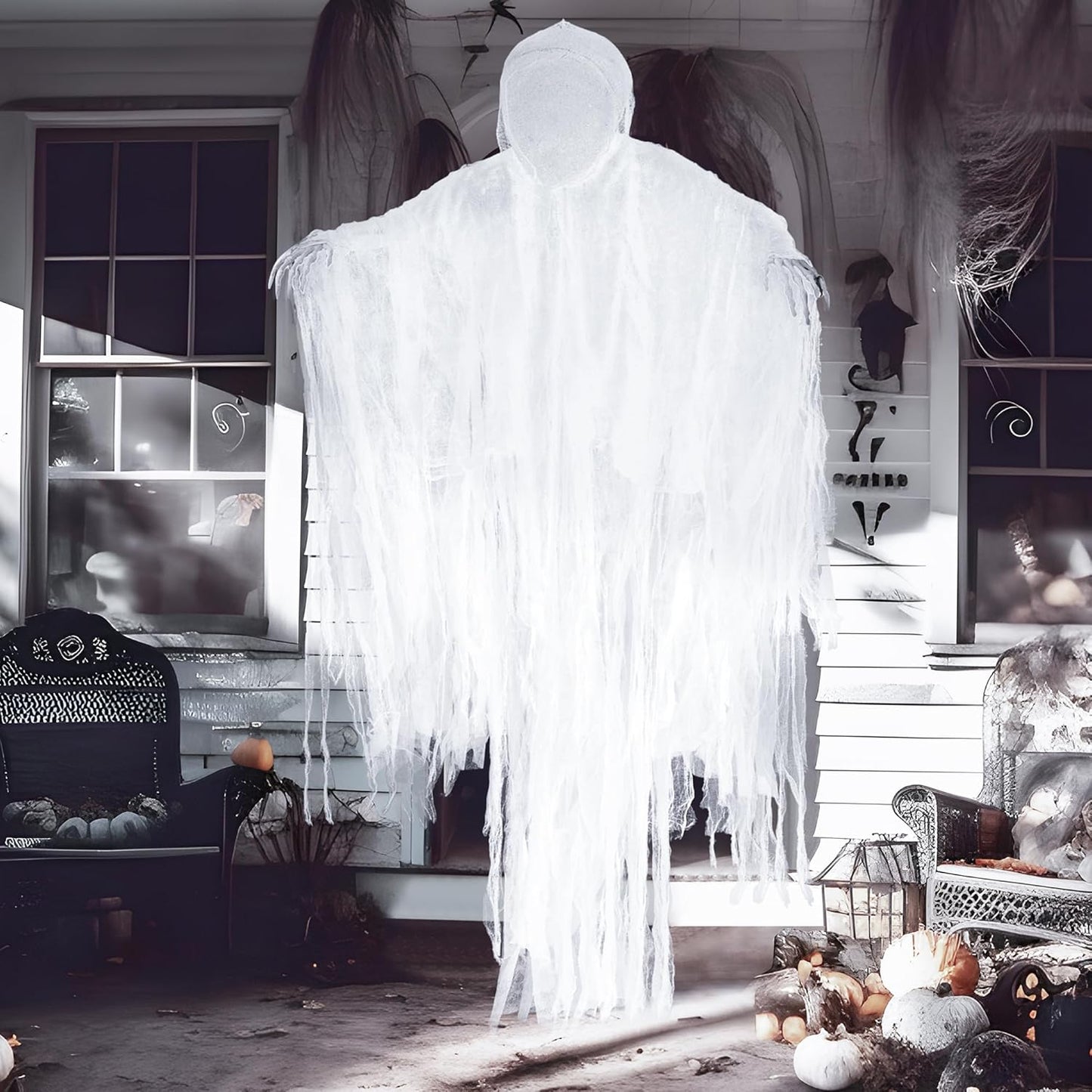 63 Halloween Hanging Ghost Decorations for Spooky Atmosphere