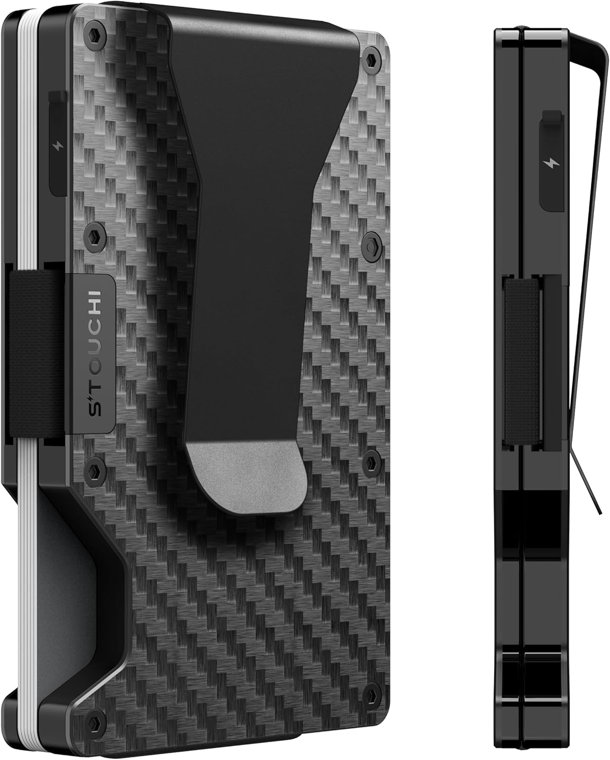 Stouchi Tag Wallet for Men with Built-in AirTag Chip for Tracking