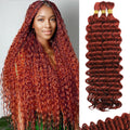 Human Braiding Hair for Boho Braids 110g Deep Wave 20in - Soft