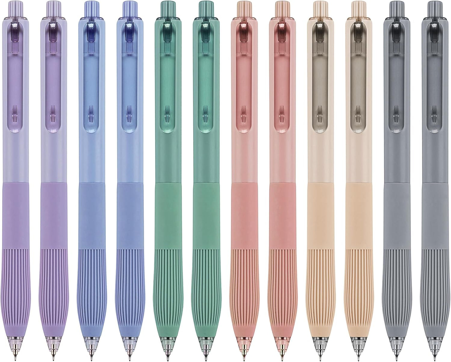 Smooth Writing 0.5mm Gel Pens - Retractable Black Ink (12-pack)
