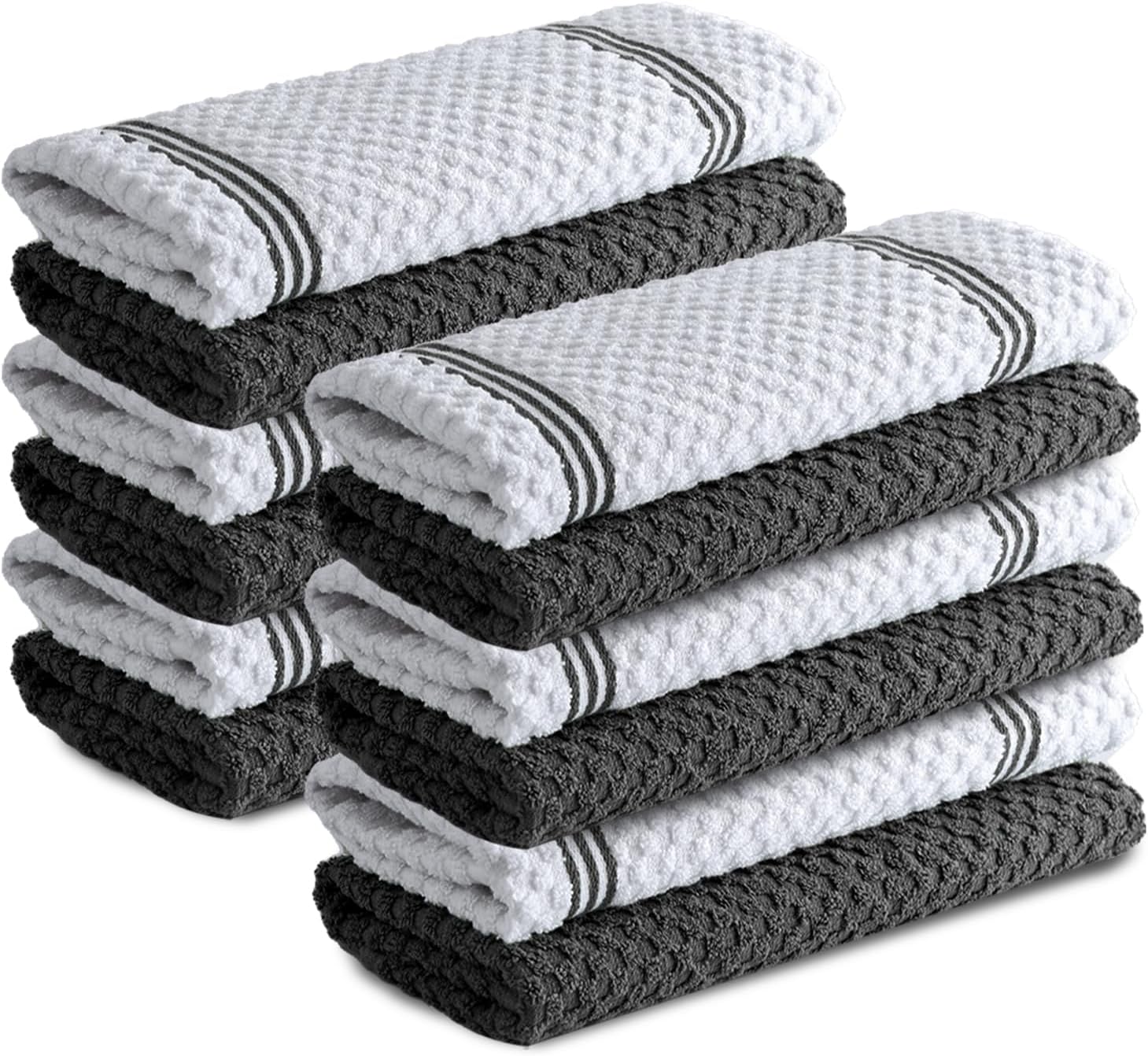 Premium Kitchen Towels - 100% Cotton Dish Towels for Kitchen