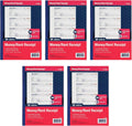 Money and Rent Receipt Book - 3-Part Carbonless, 5-Pack