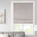 Galen Cordless Basketweave Roman Shade 33in x 64in - Room Darkening