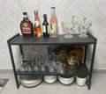 2 Tier Expandable Cabinet Shelf Organizer 14.5-25in - Counter Storage