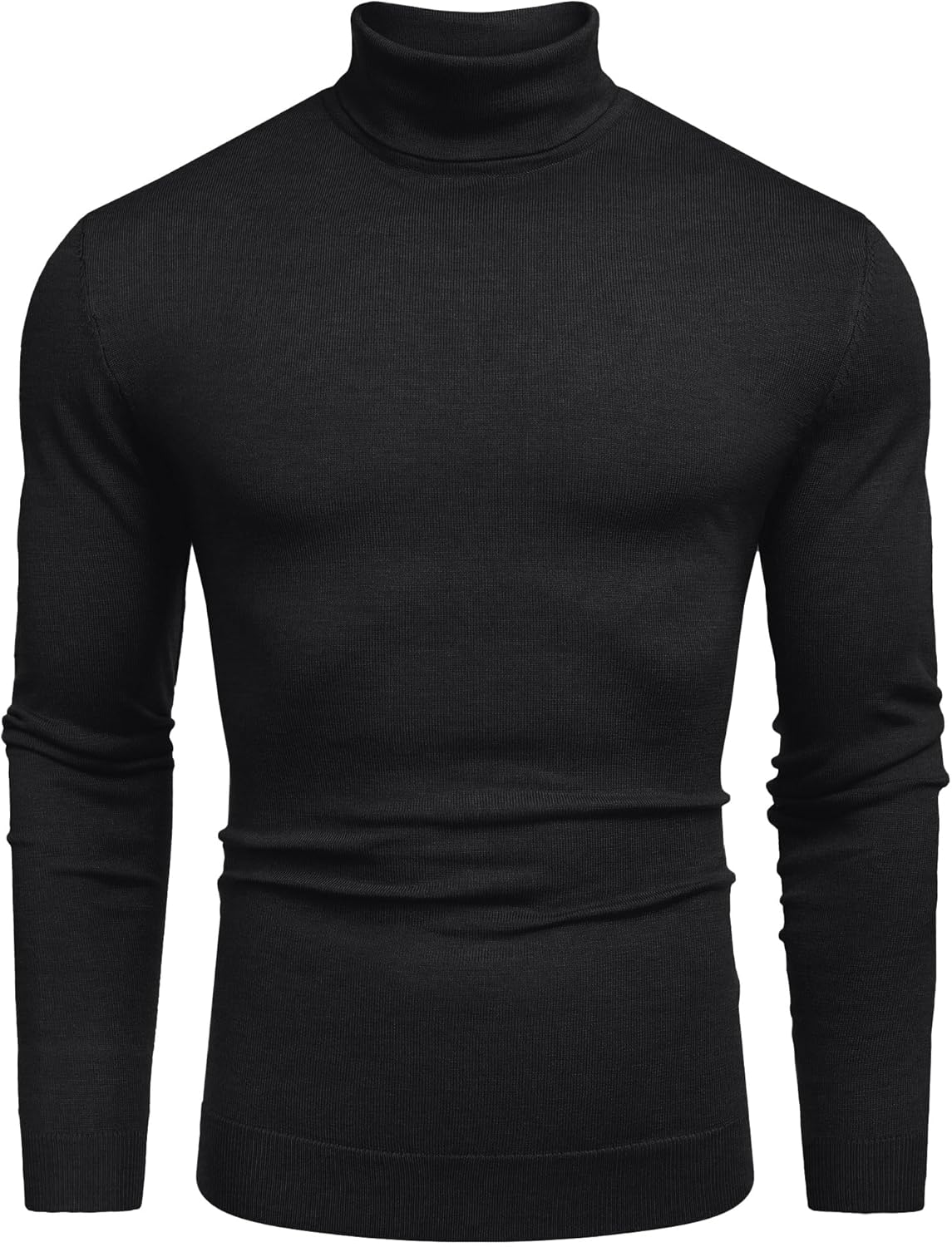 Men's Slim Fit Turtleneck Sweater for Casual and Formal Wear