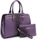 Women Handbag Wallet Tote Shoulder Hobo Bag Set 2pcs - Organized