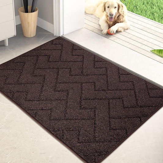 Dirt Trapping Door Mat 24in x 35.5in, Non-Slip & Washable