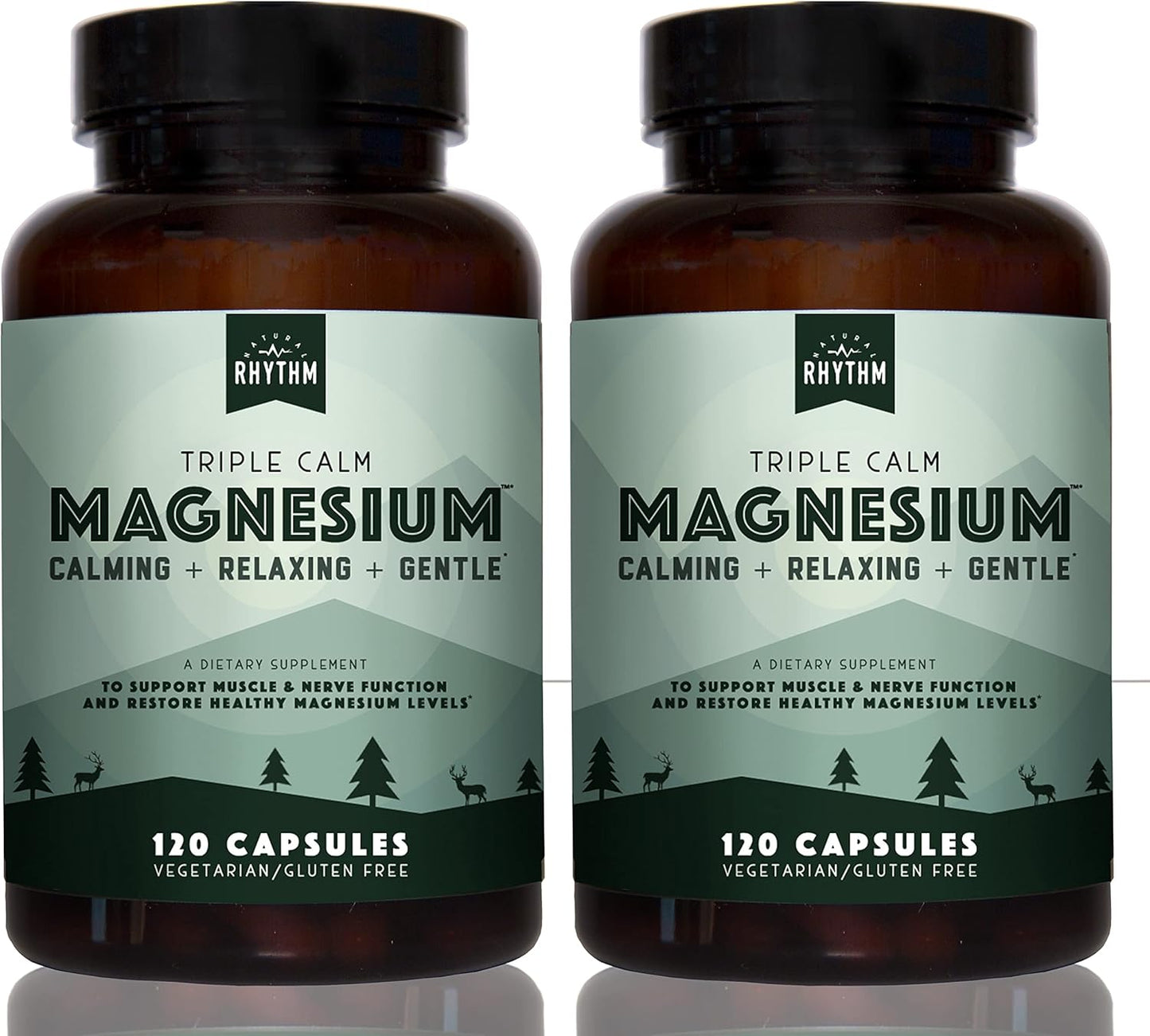 Natural Rhythm Triple Calm Magnesium Supplement for Relaxation