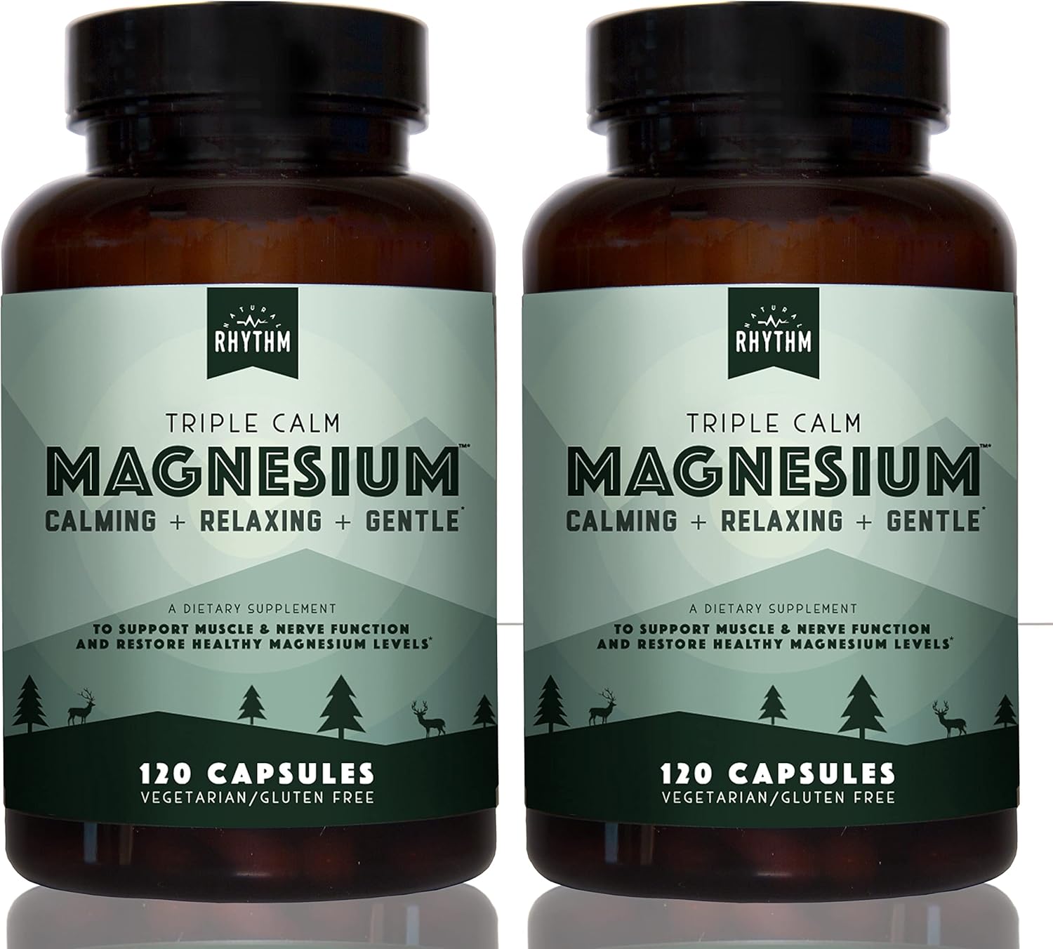 Natural Rhythm Triple Calm Magnesium Supplement for Relaxation