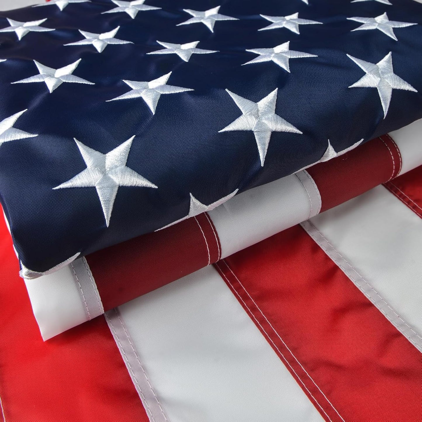 Large American Flag 8x10 Ft for Outdoor Use with Grommets