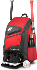Baseball Bag - Backpack for Baseball, Softball & Tball - Roomy Gear