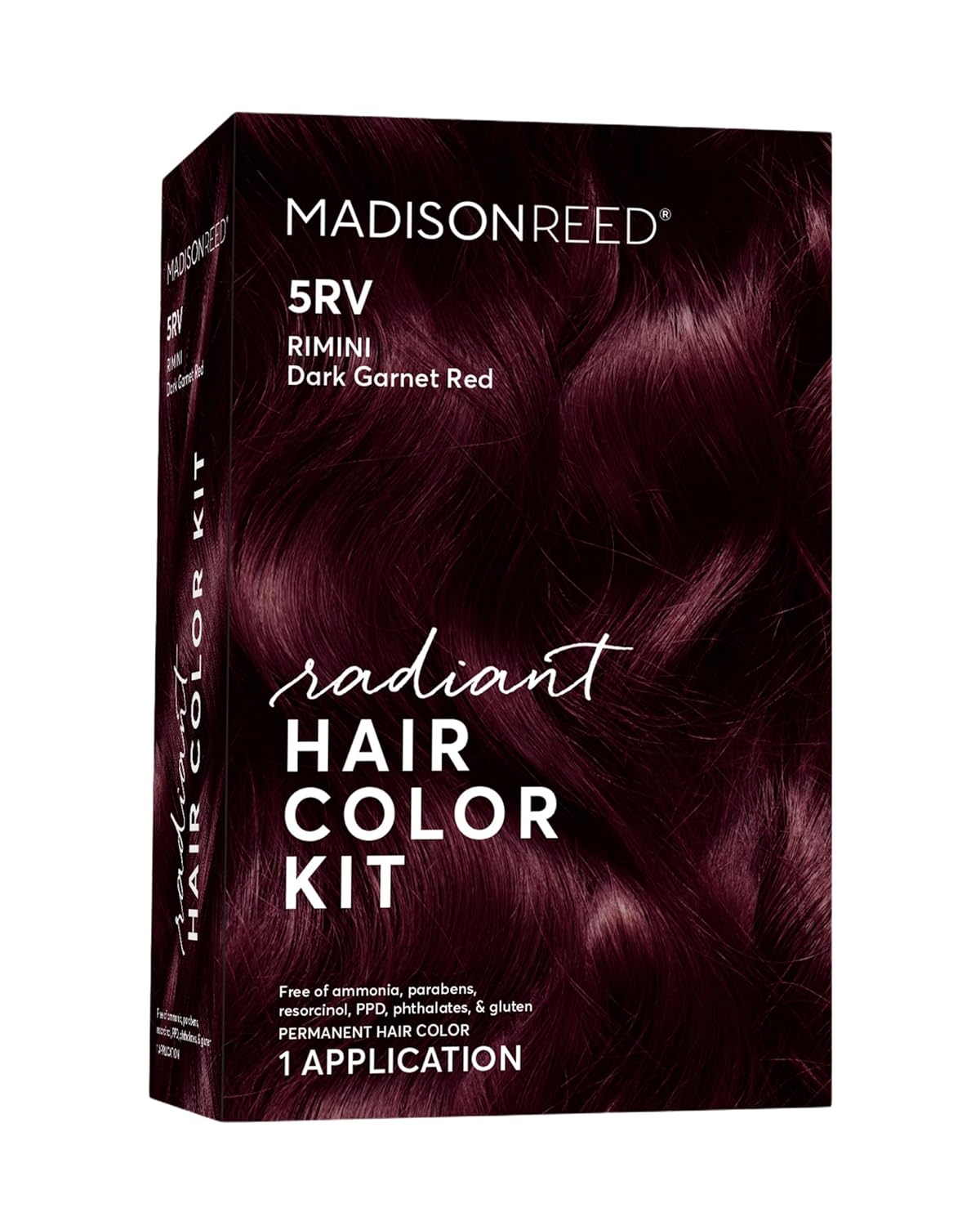 Madison Reed Radiant Hair Color Kit for Vibrant Dark Garnet Red