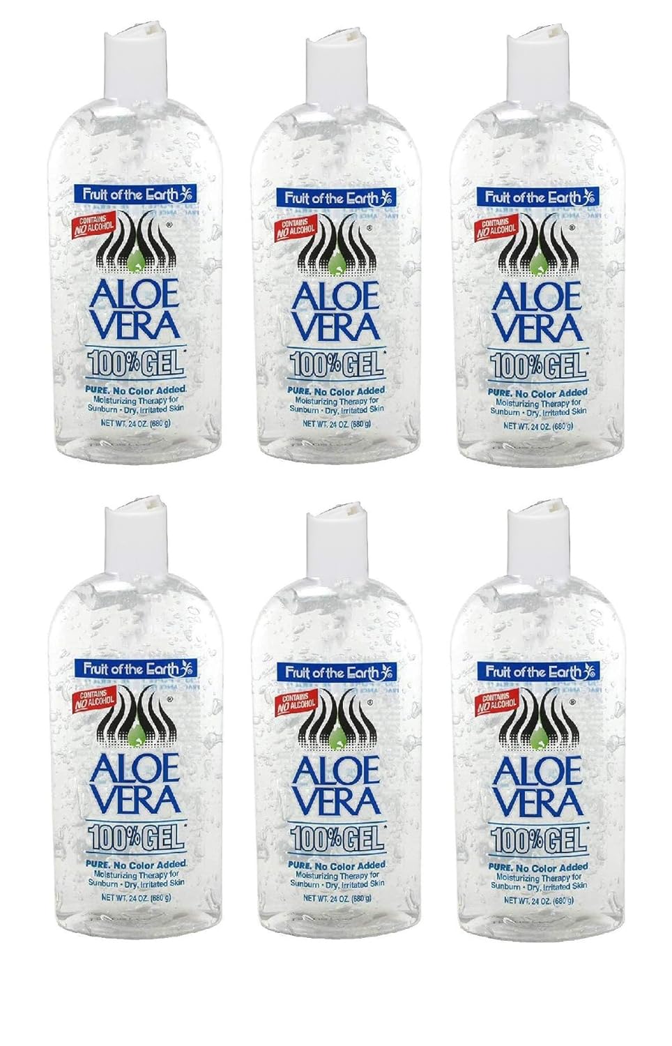 Fruit Of The Earth 100% Aloe Vera Gel 24oz for Skin Care