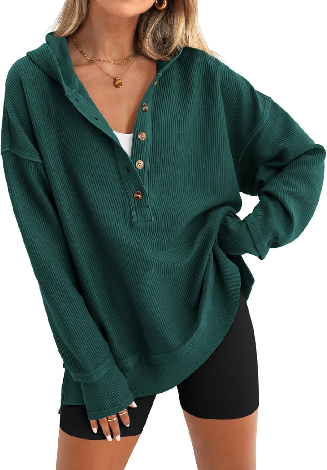 PRETTYGARDEN Womens Oversized Long Sleeve Hoodie for Fall 2025