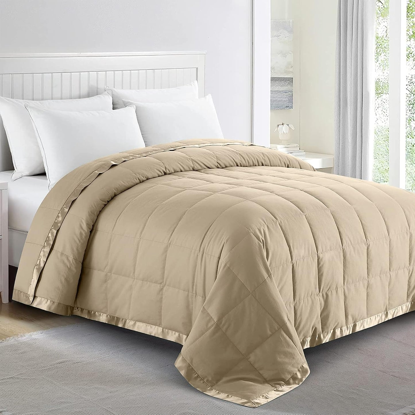 puredown Down Blankets King Size - Soft Lightweight Luxury Comfort