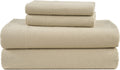 LANE LINEN 100% Cotton King Flannel Sheets Set - Warm & Extra Soft