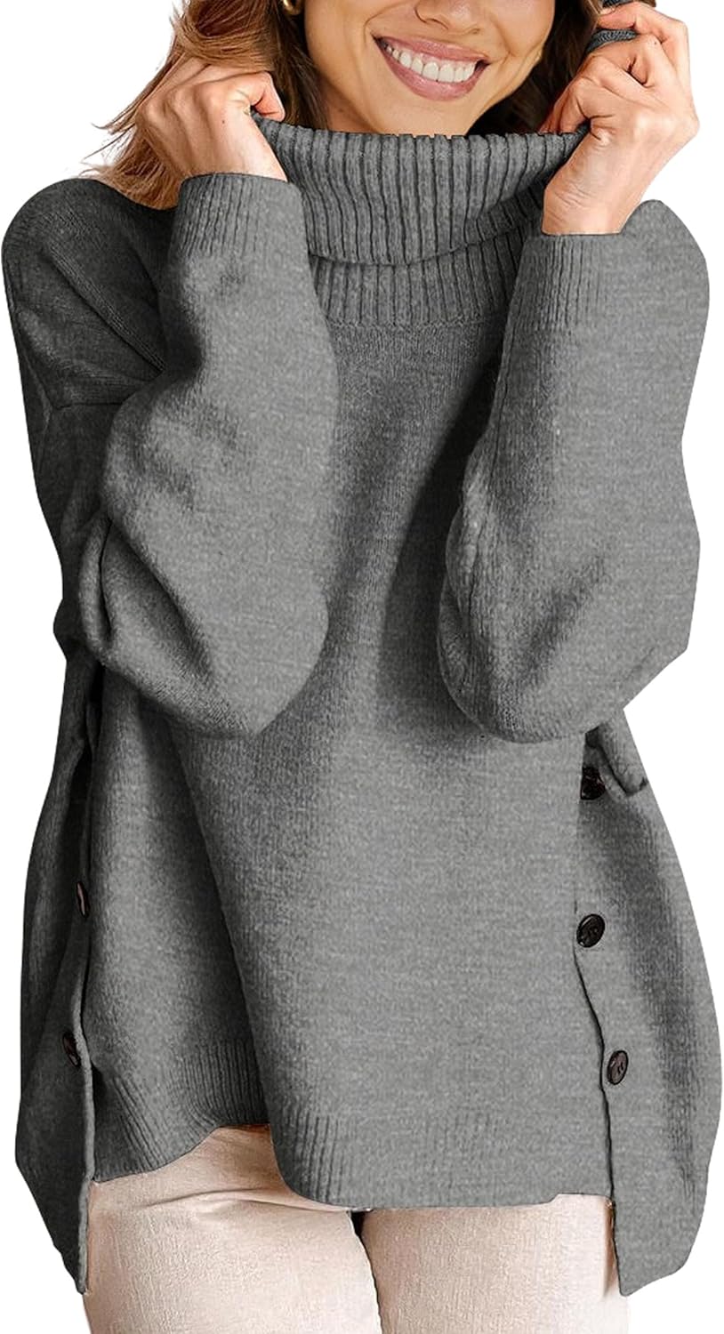 Stylish ECOWISH Women Fall Pullover Sweater for Cozy Chic Look