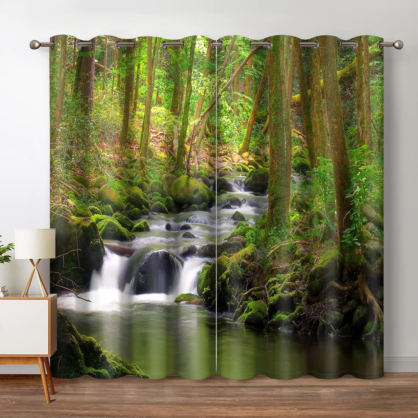 Jekeno Forest Blackout Curtains for Bedroom and Living Room