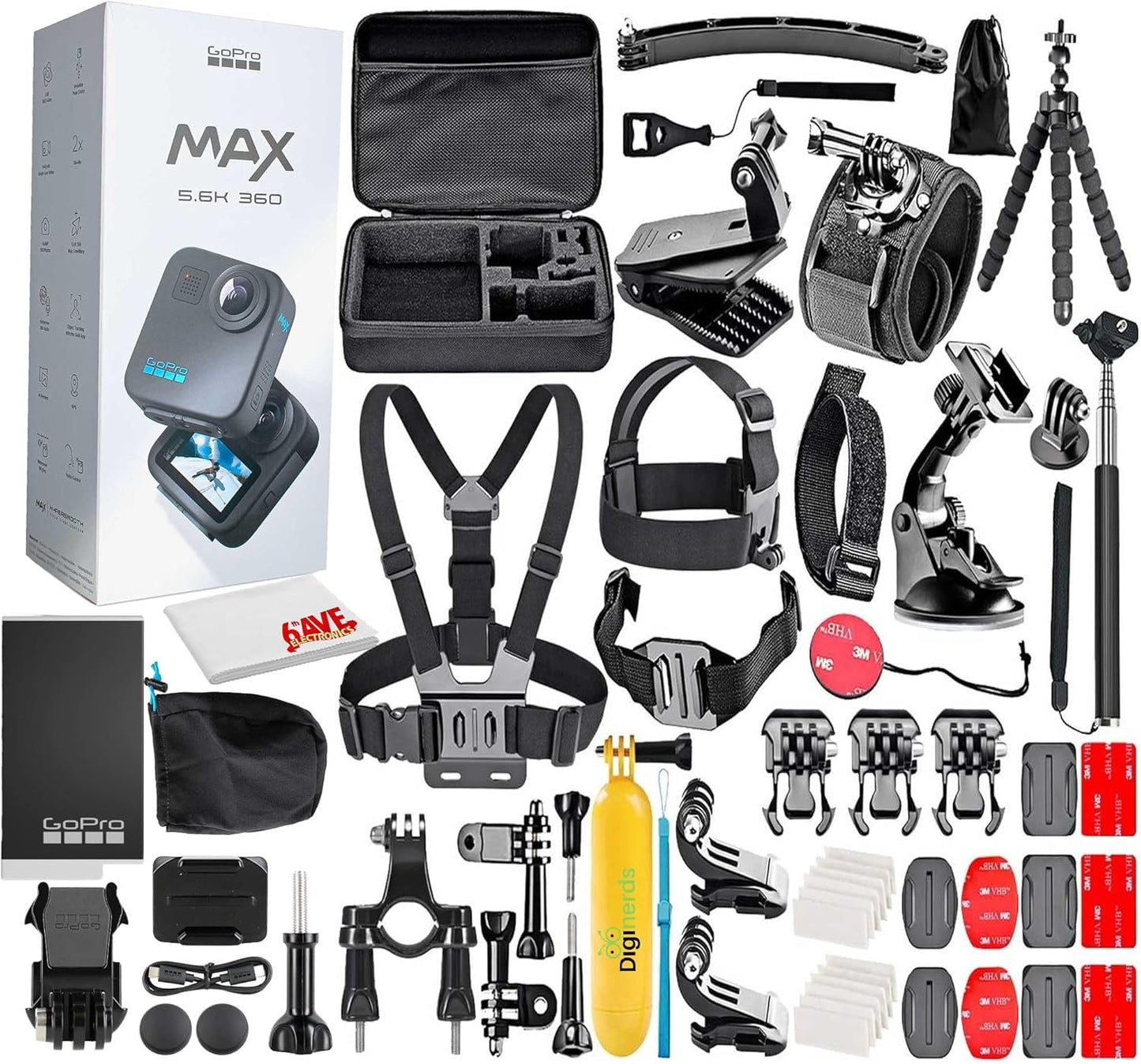 GoPro MAX 360 Action Camera with 50 Piece Accessory Kit Review