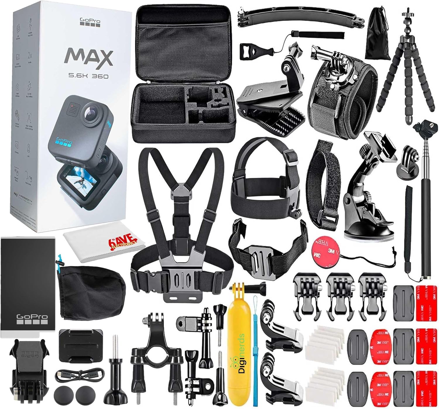 GoPro MAX 360 Action Camera with 50 Piece Accessory Kit Review