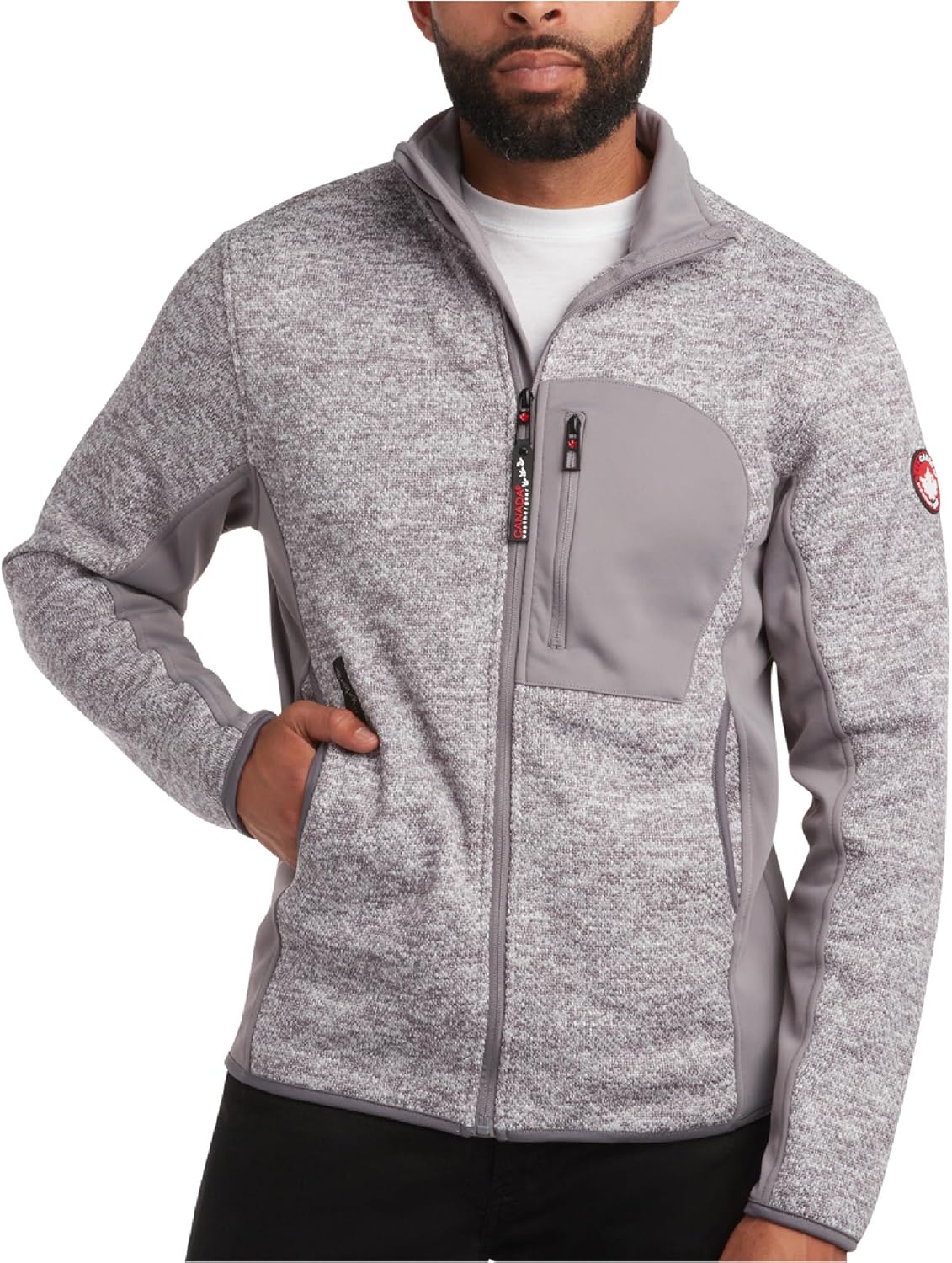 Warm Zip-Up Fleece Jacket for Men