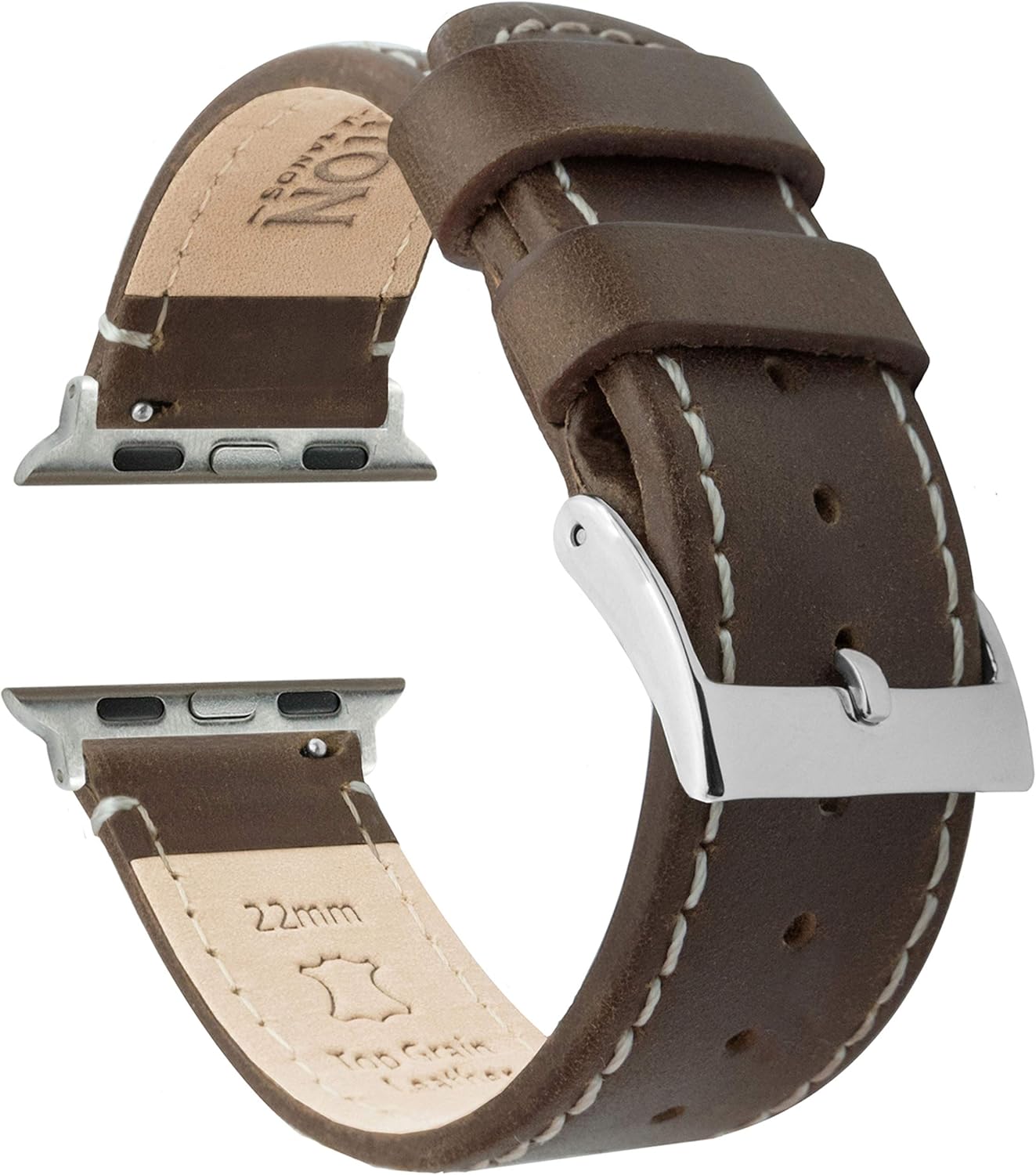 Top Grain Leather Watch Bands for Apple Watch Models 1 to 10