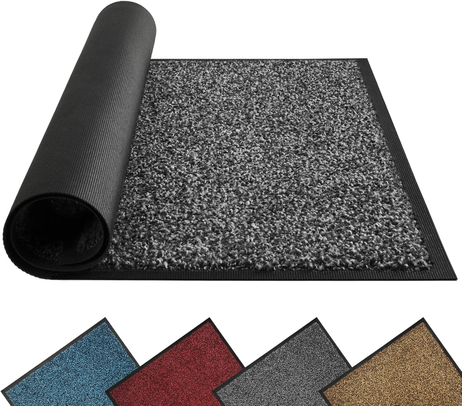 Mibao Front Door Mat - Durable Non-Slip Waterproof Doormat