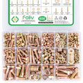 FOLIV 608pcs Grade 8 Bolts and Nuts Assortment Kit for Heavy Duty