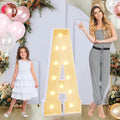 4ft Marquee for Letters A - Large Marry Me Light Up Letter