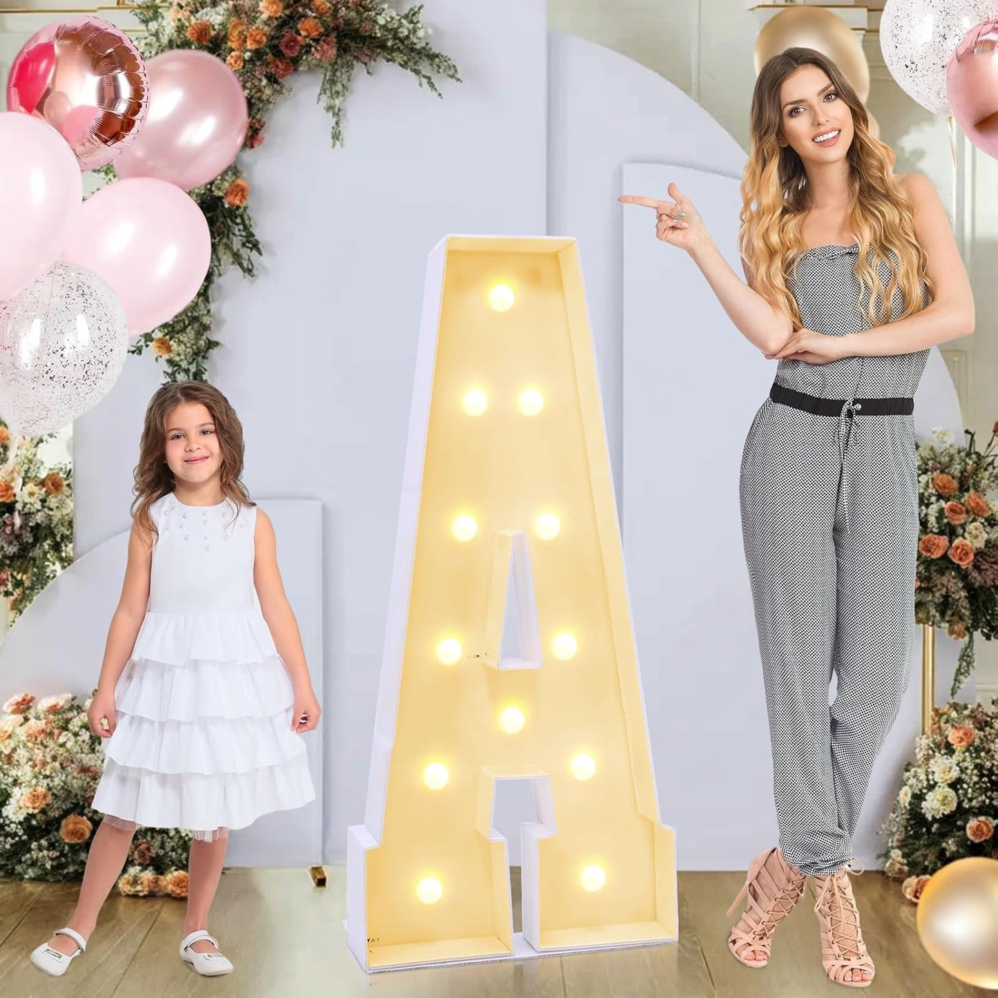 4ft Marquee for Letters A - Light Up Letters for Parties