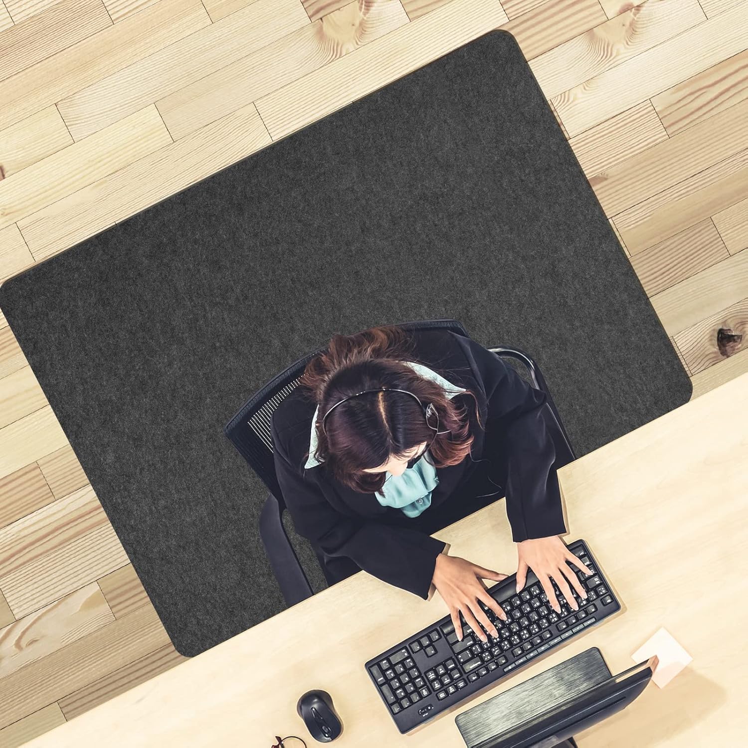 Placoot Eco-Friendly Office Chair Mat - Anti-Slip & Large Size
