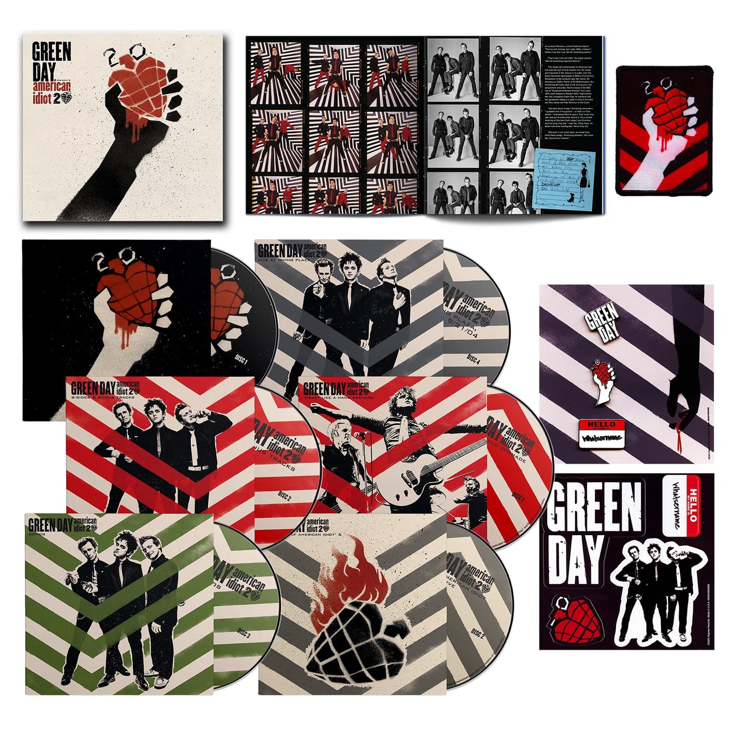American Idiot 20th Anniversary Deluxe Edition 4 CD 2 Blu-ray Set