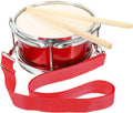 Vaguelly 9 Inch Kids Drum with Mallet and Strap for Young Musicians