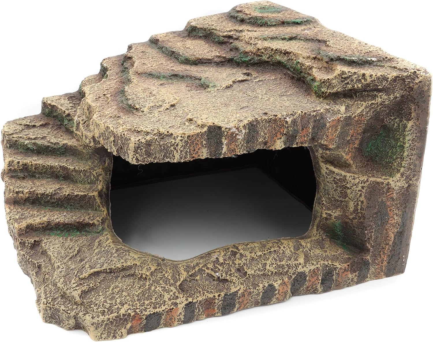 Resin Reptile Hideouts Cave Habitat Decor for Gecko and Toad