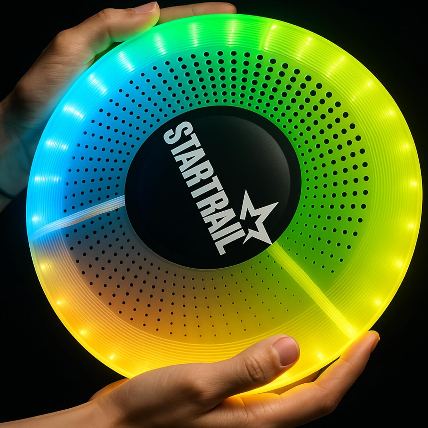 TOMLEON LED Color-Changing Flying Disc - Brighten Outdoor Fun!