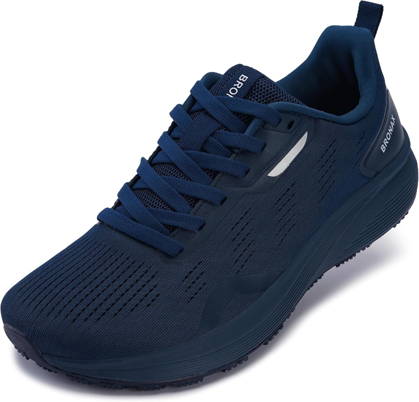 BRONAX Men's Wide Toe Box Running Shoes for Comfort and Stability