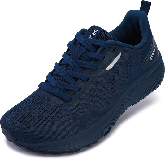 BRONAX Men's Wide Toe Box Running Shoes for Comfort and Stability
