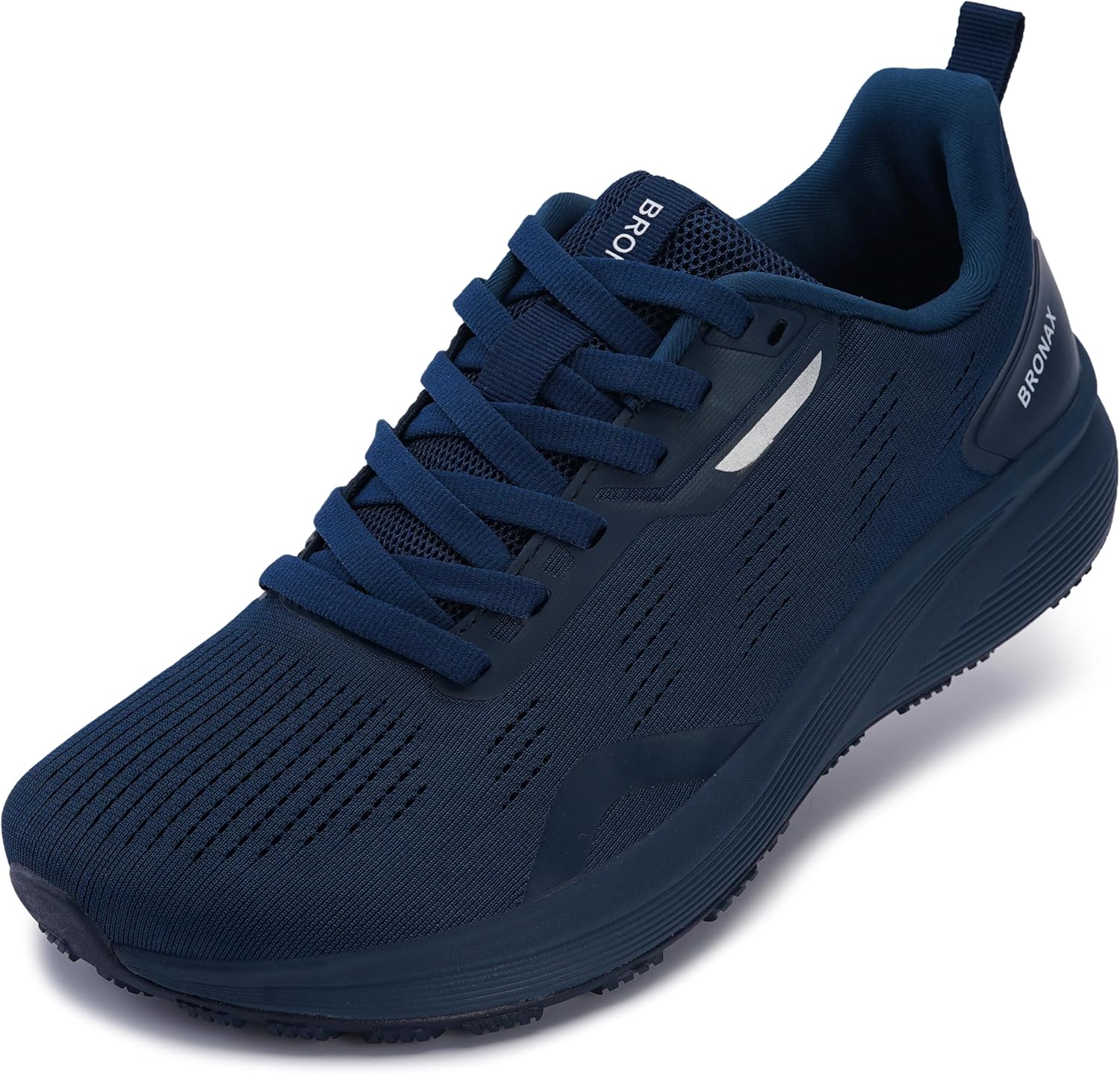 BRONAX Men's Wide Toe Box Running Shoes for Comfort and Stability