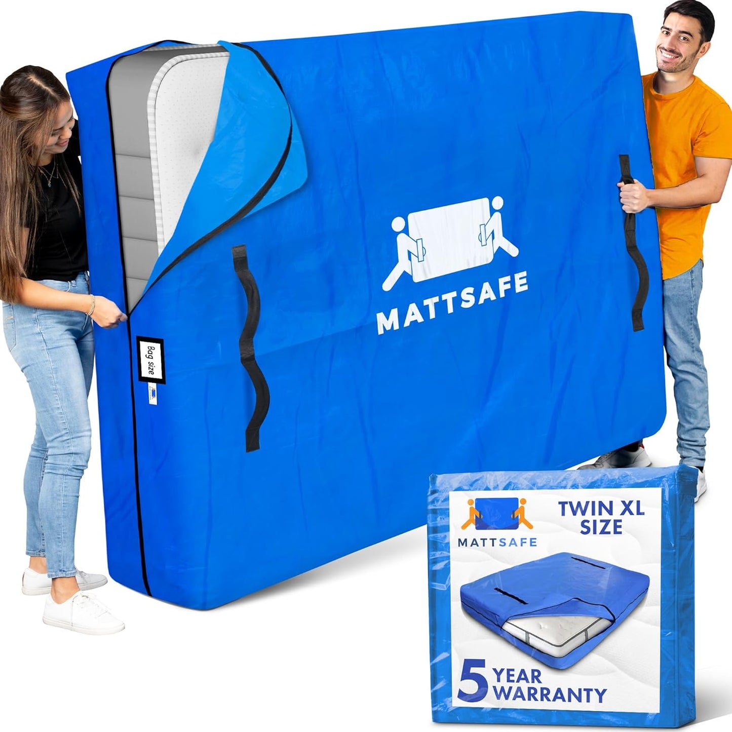 Nordic Elk Mattress Bags for Moving and Storage - Heavy Duty
