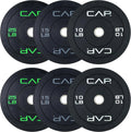 CAP Barbell 2-Inch Olympic Bumper Plate Set - Durable Home Gym Weights