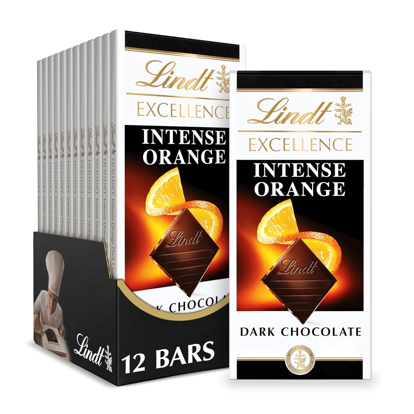Lindt EXCELLENCE Intense Orange Dark Chocolate Bar Review