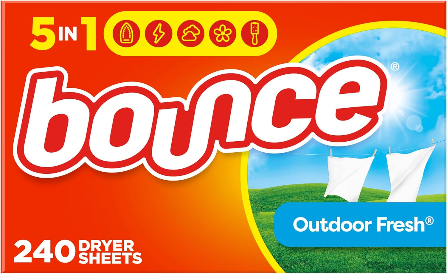 Bounce Dryer Sheets 240 ct - Outdoor Fresh Scent