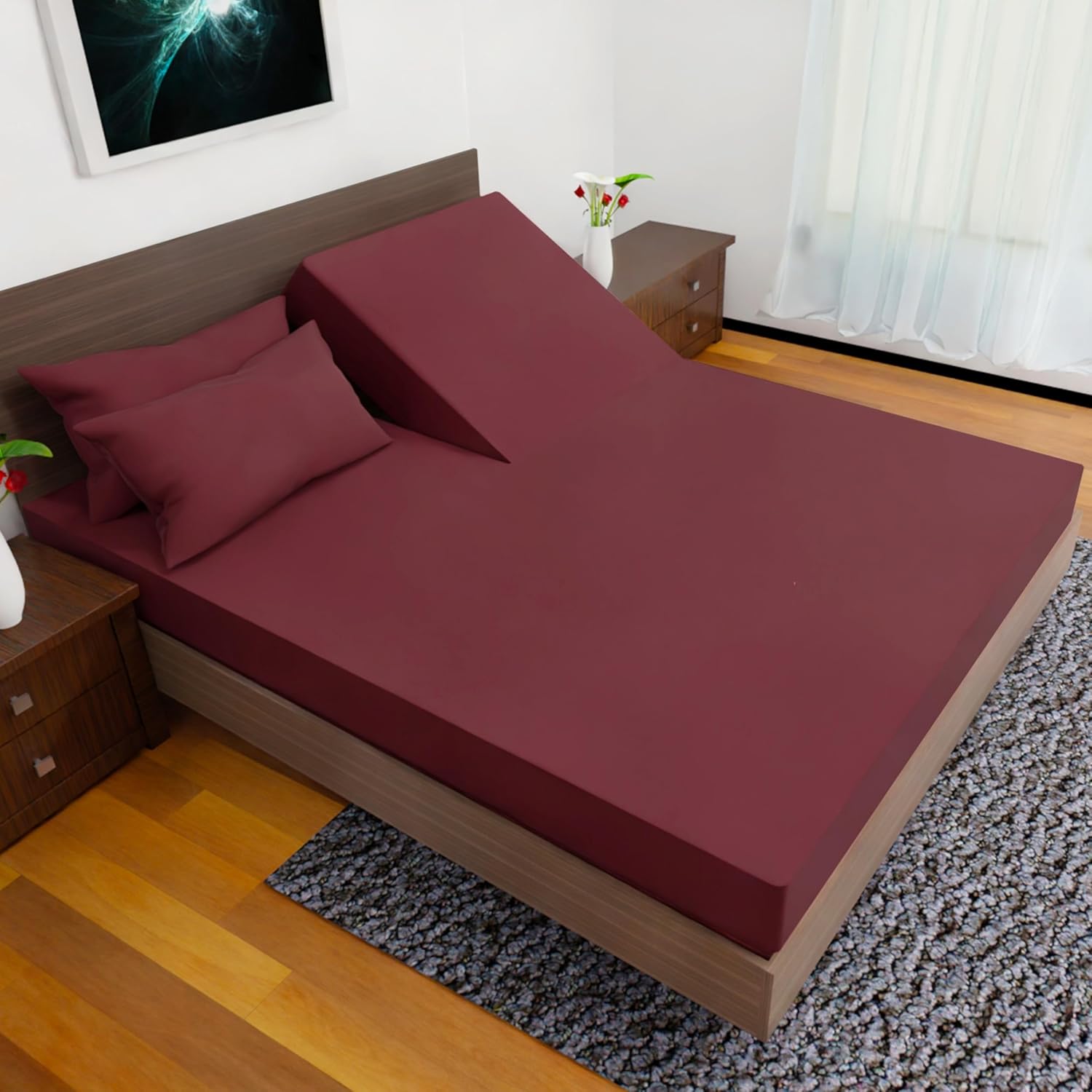 Top Split Flex Head King Size Sheet Set - Ultra-Soft Quality