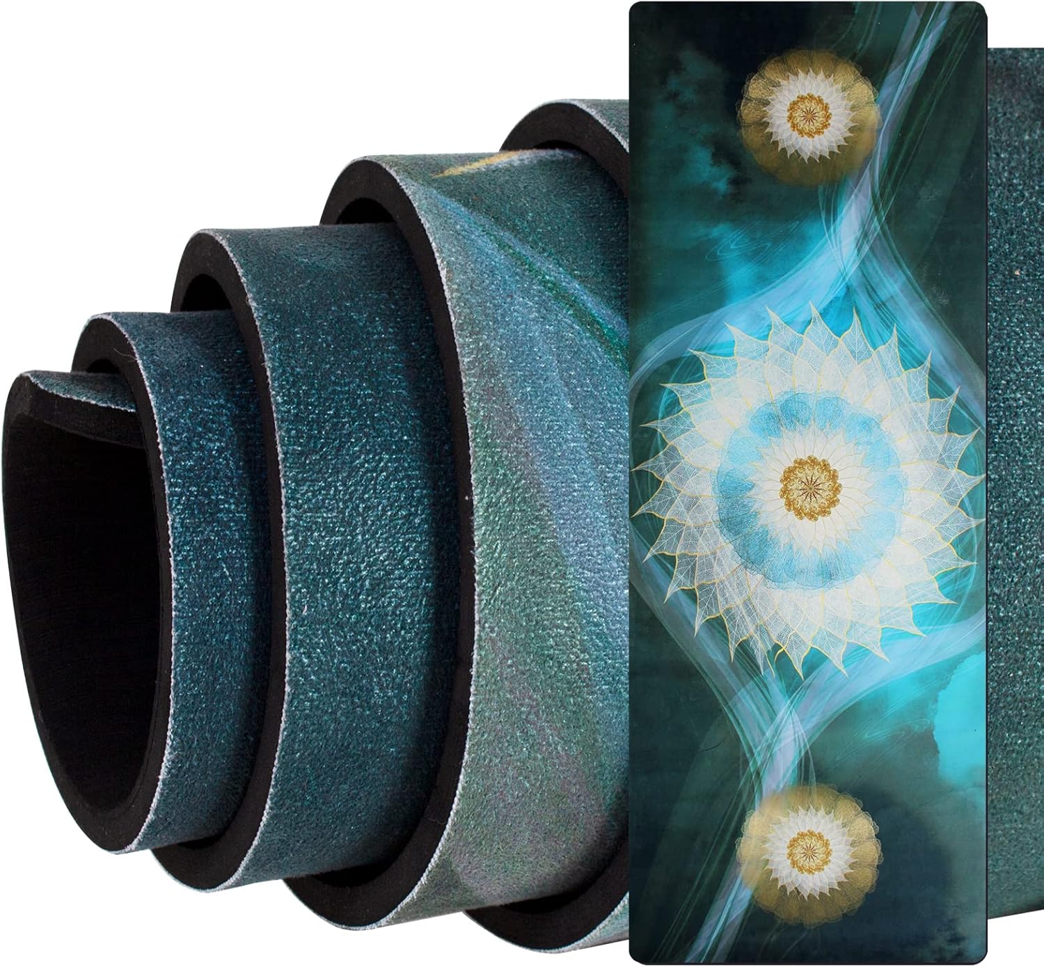Leogreen Sweat-Grip Yoga Mat: Non-Slip, 1/4 Thick, Hot Yoga Essential