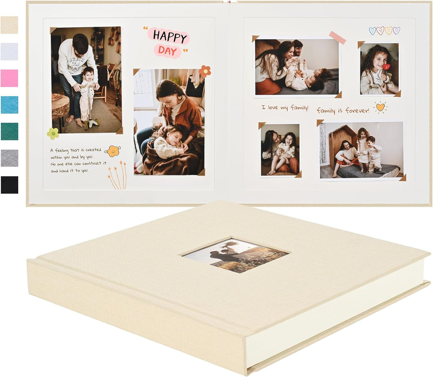 10 x 10 Inch DIY Scrapbook Album for Memories and Photos
