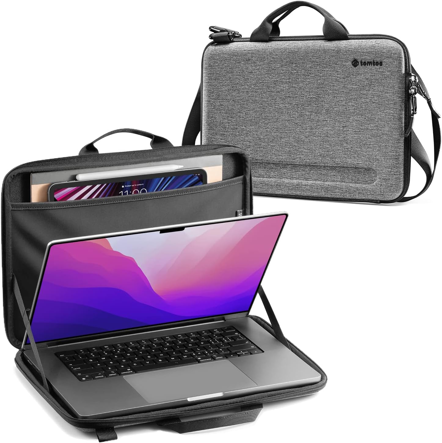 Slim Hard Case for 13-inch MacBook Air and Pro - Organized Bag