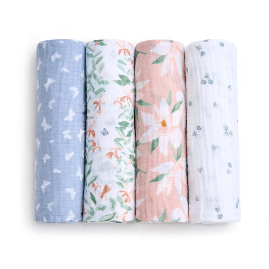 Breathable Cotton Muslin Swaddle for Newborns and Infants