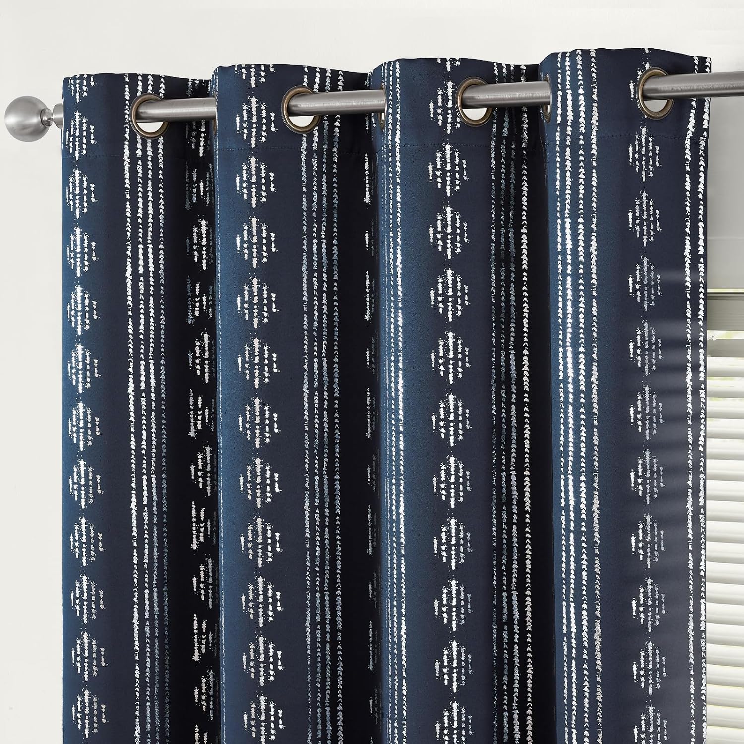 95% Blackout Boho Curtains for Bedroom Living Room 84 in Long
