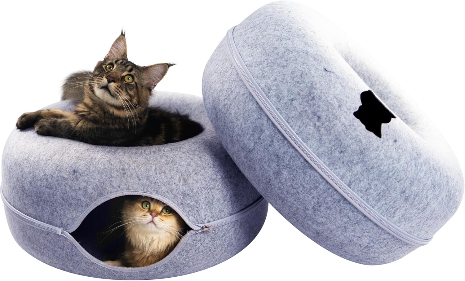 CATTASAURUS Peekaboo Cat Cave for Large Cats and Small Dogs